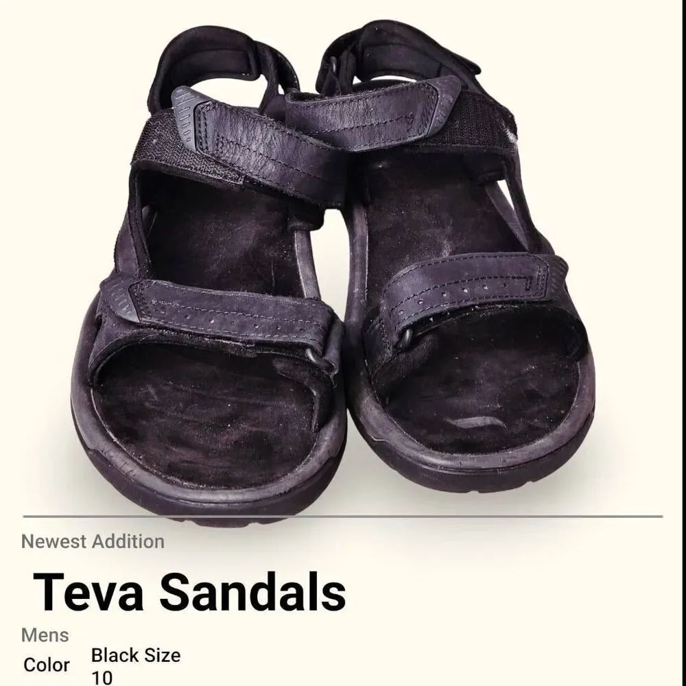 Teva sandals size 10